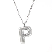 Fashion Letter Necklace Female Stainless Steel – Jewelry Gift Ideas — 11