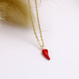 Cartoon Piglet Pendant Flower Necklace – Jewelry Gift Ideas — 5