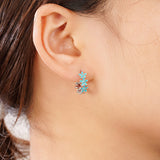 Flower Flower Earrings Female Drop Oil Design – Gifts for Her — 1
