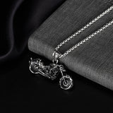 Skull Head Flame Motorcycle Necklace – Jewelry Gift Ideas — 2