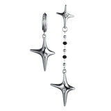 Female Minority Design Asymmetric Four Star Silver – Gifts for Her — 3
