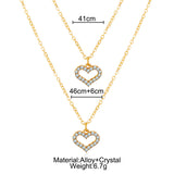 Trend Elegant Jewelry Crystal Love Letter Pendant – Jewelry Gift Ideas — 7