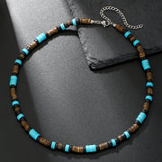 Men's Bohemian Style Simple Wood Piece Coconut – Jewelry Gift Ideas — 14