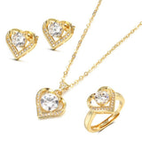 Temperament Korean Style Design Zircon Love Round – Stylish Gifts — 5