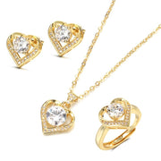 Temperament Korean Style Design Zircon Love Round – Stylish Gifts — 5