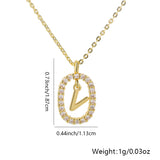 26 Letters Pendant Necklace Light Luxury – Jewelry Gift Ideas — 10