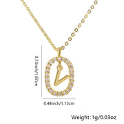 26 Letters Pendant Necklace Light Luxury – Jewelry Gift Ideas — 10