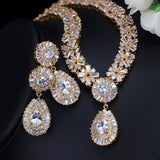 Zircon Necklace Earrings Two Piece Jewelry Set – Jewelry Gift Ideas — 5