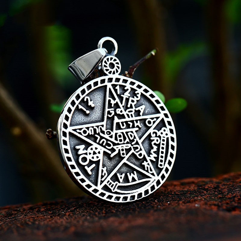 Stainless Steel Five-pointed Star Pendant – Jewelry Gift Ideas — 1