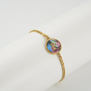 Stainless Steel Round Letter Bracelet – Jewelry Gift Ideas — 10