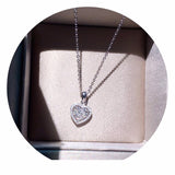 Versatile White Diamond Heart Shaped Pendant – Jewelry Gift Ideas — 6