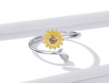 Daisy Opening Ring Female Niche Silver – Gifts for Her — 3