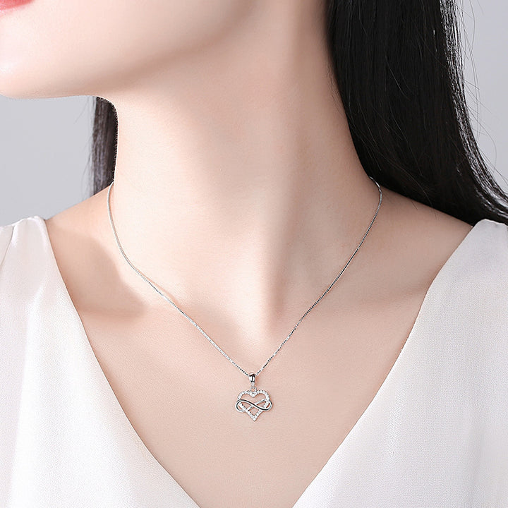 Unlimited Love Necklace Women Wrapped Love – Gifts for Couples — 1