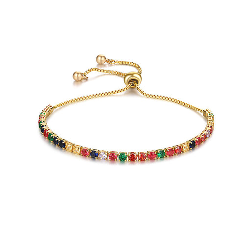 Adjustable Crystal Bracelet Seven-color – Jewelry Gift Ideas — 2