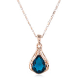 Alloy Water Drop Necklace Earring Jewelry Set – Jewelry Gift Ideas — 7
