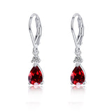 Light Luxury Water Drop Copper Zircon Earrings Female – Gifts for Her — 8