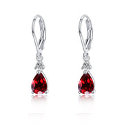 Light Luxury Water Drop Copper Zircon Earrings Female – Gifts for Her — 8
