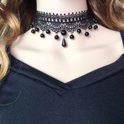 Personalized Multi-layer Crystal Lace Necklace – Jewelry Gift Ideas — 6