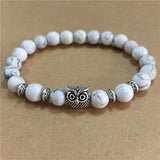 Owl Tiger's Eye Volcanic Stone Energy Bracelet – Jewelry Gift Ideas — 2