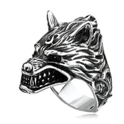 Viking Nordic Wolf Head Ring Stainless Steel – Jewelry Gift Ideas — 5