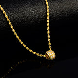 High-end Atmosphere Necklace 24k Gold Plated Bead – Jewelry Gift Ideas — 1