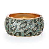 Colorblock Drum Vintage Oil Drip Traced Gold – Jewelry Gift Ideas — 5