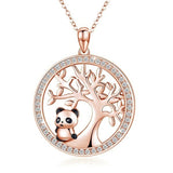Women's Crystal Necklace With Full Diamond Panda – Jewelry Gift Ideas — 2