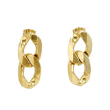 Irregular Plating 18K Gold Titanium Steel Earrings – Meaningful Gifts — 3