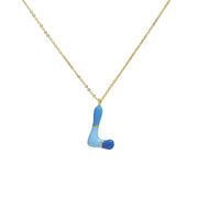 Brass Epoxy Capsule 26 Letter Necklace For Women – Jewelry Gift Ideas — 16