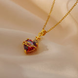 Gold Love Chain Stainless Steel Necklace – Jewelry Gift Ideas — 2