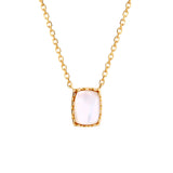 Silver Natural Queen's White Shell Lace Necklace – Jewelry Gift Ideas — 5