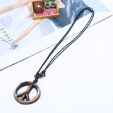 Vintage Hand-woven Resin Peace Men's Necklace – Jewelry Gift Ideas — 3
