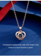Love Shaped Projection Color Picture Necklace – Jewelry Gift Ideas — 5