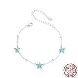 Starfish Bracelet S925 Sterling Silver White Gold – Jewelry Gift Ideas — 3
