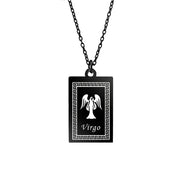 12 Zodiac Constellation Stainless Steel Pendant – Jewelry Gift Ideas — 12