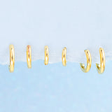 Smooth Ear Buckle Set 18K No Fading – Stylish Gifts — 4