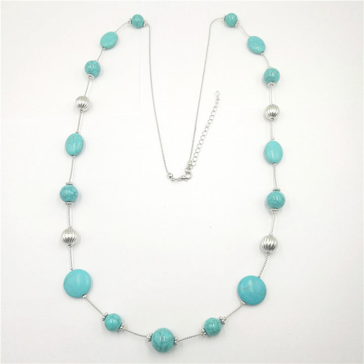 Women's Fashionable And Versatile Turquoise Beads – Gifts for Her — 1