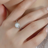 Vintage S925 Sterling Silver Flowers Ring – Gift Ideas — 4