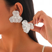 Sweet And Simple Ginkgo Leaf Flower Large Earrings – Thoughtful Gifts — 6