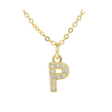 English Letter Necklace Micro Inlaid Zircon – Jewelry Gift Ideas — 13