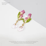 Enamel Dripping Tulip Sterling Silver Needle – Practical Gifts — 8