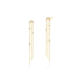 925 Silver Rainbow Star Moon Fringe Earrings – Jewelry Gift Ideas — 2