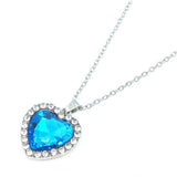 Classic Sea Heart Blue Heart Shaped Austrian – Jewelry Gift Ideas — 3