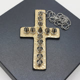 Y2g Heavy Industry Spike Leather Cross Necklace – Jewelry Gift Ideas — 3