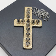 Y2g Heavy Industry Spike Leather Cross Necklace – Jewelry Gift Ideas — 3
