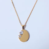 Titanium Steel Mirror Irregular Zircon Necklace – Jewelry Gift Ideas — 18