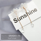 Korean Simple Immortal Petal Earrings Female Fashion – Stylish Gifts — 4