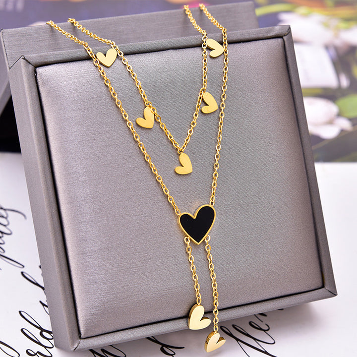 European And American Double Layer Necklace Roman – Jewelry Gift Ideas — 1