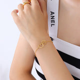 Cute Love Footprint Bracelet Chain Fashion – Stylish Gifts — 3