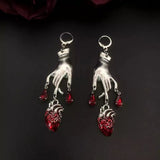 Vintage Water Drop Ruby Tassel Earrings – Thoughtful Gifts — 6